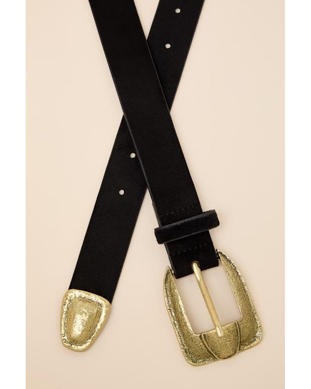 Lulus Natural Lilla Suede Belt