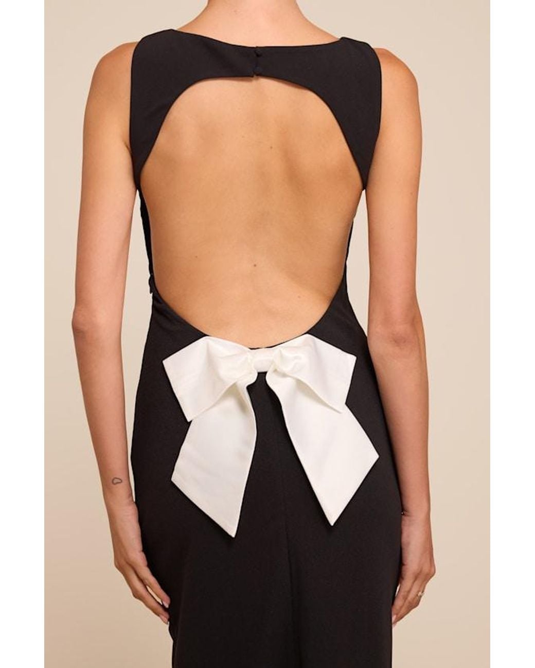 Lulus Black Encore Backless Maxi Dress