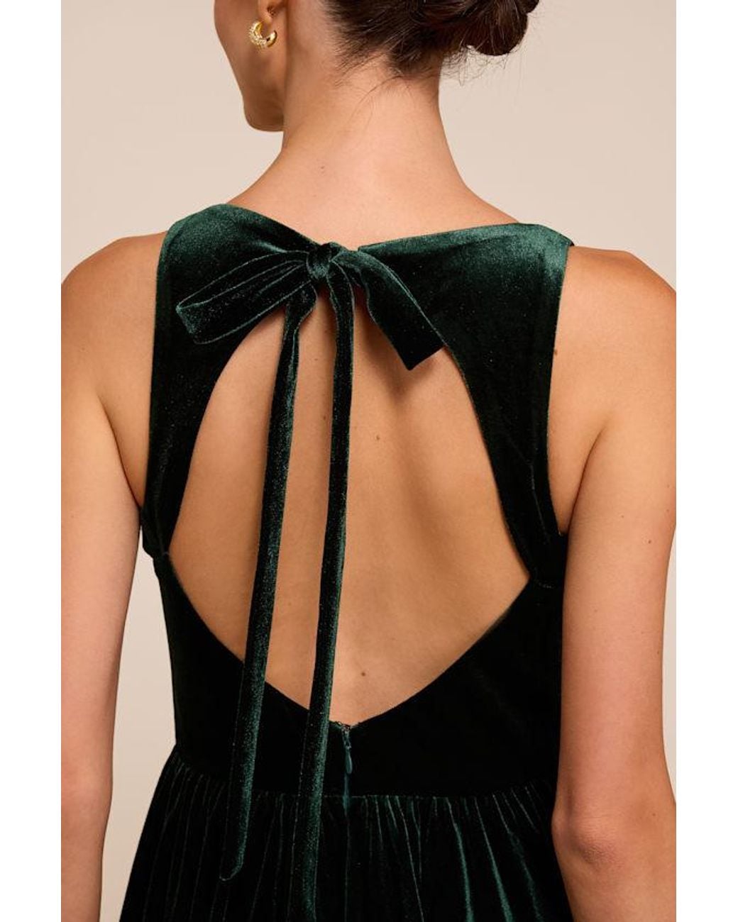 Lulus Black Audrey Velvet Midi Dress