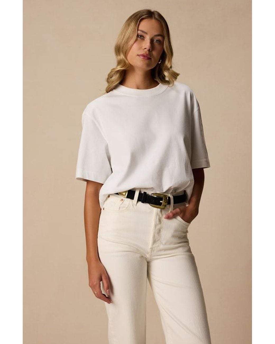 Lulus Natural Lilla Suede Belt