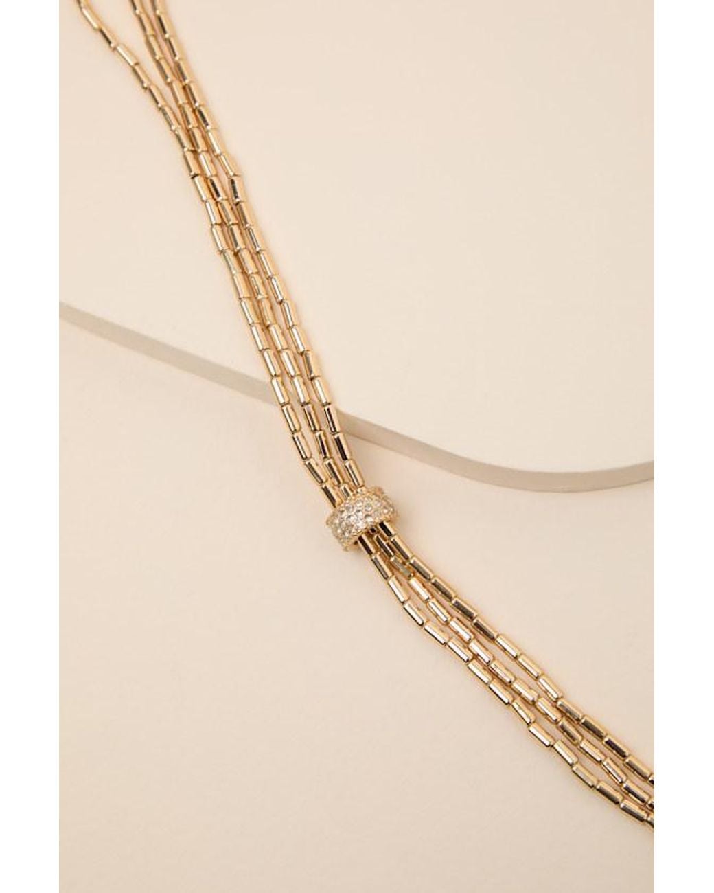 Lulus Black Farrell Beaded Layered Necklace