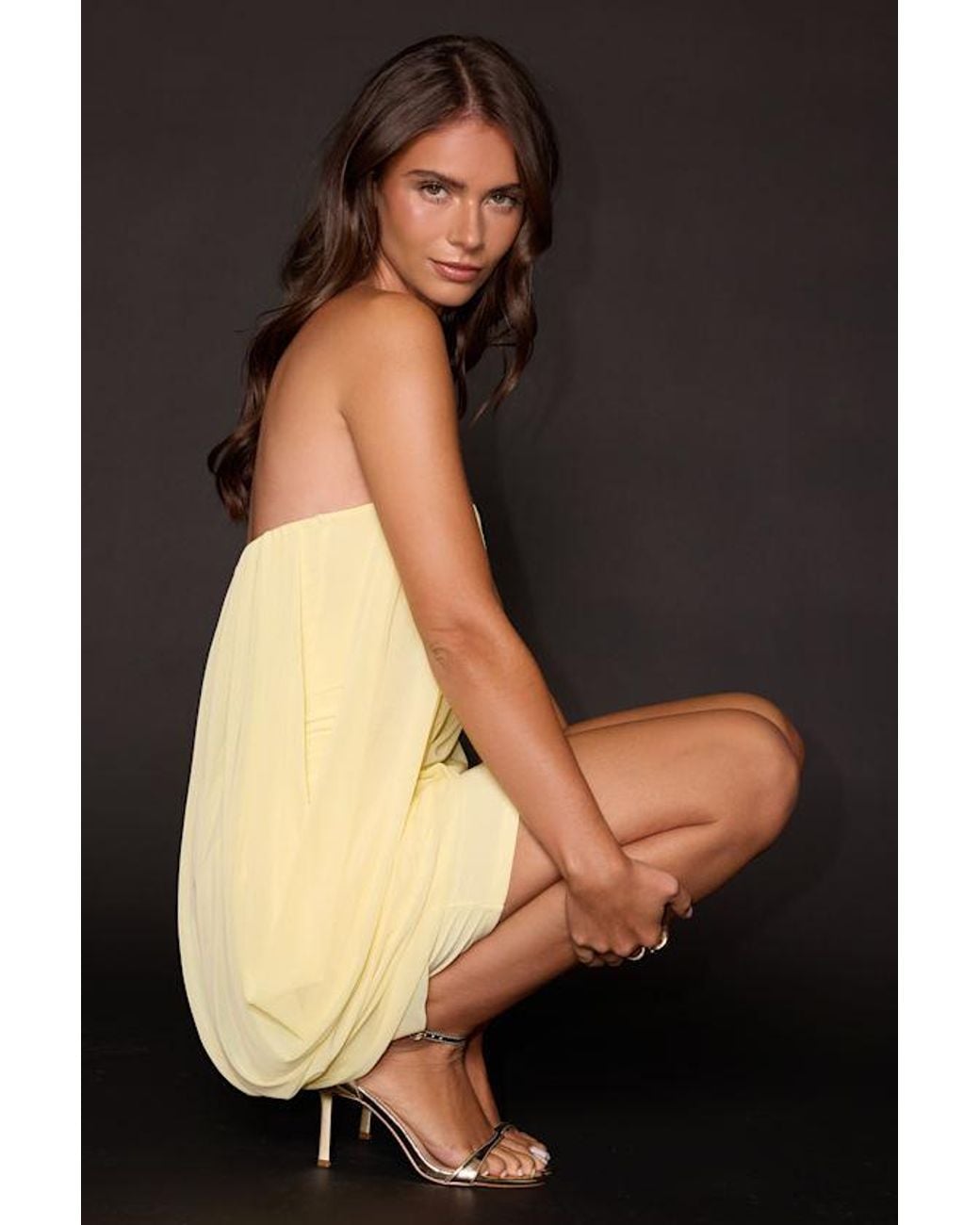 Lulus Black Bryer Mesh Overlay Mini Dress