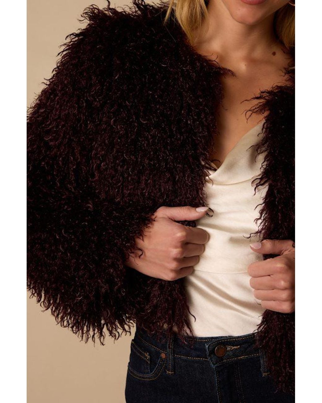 Lulus Black Jez Faux Fur Jacket