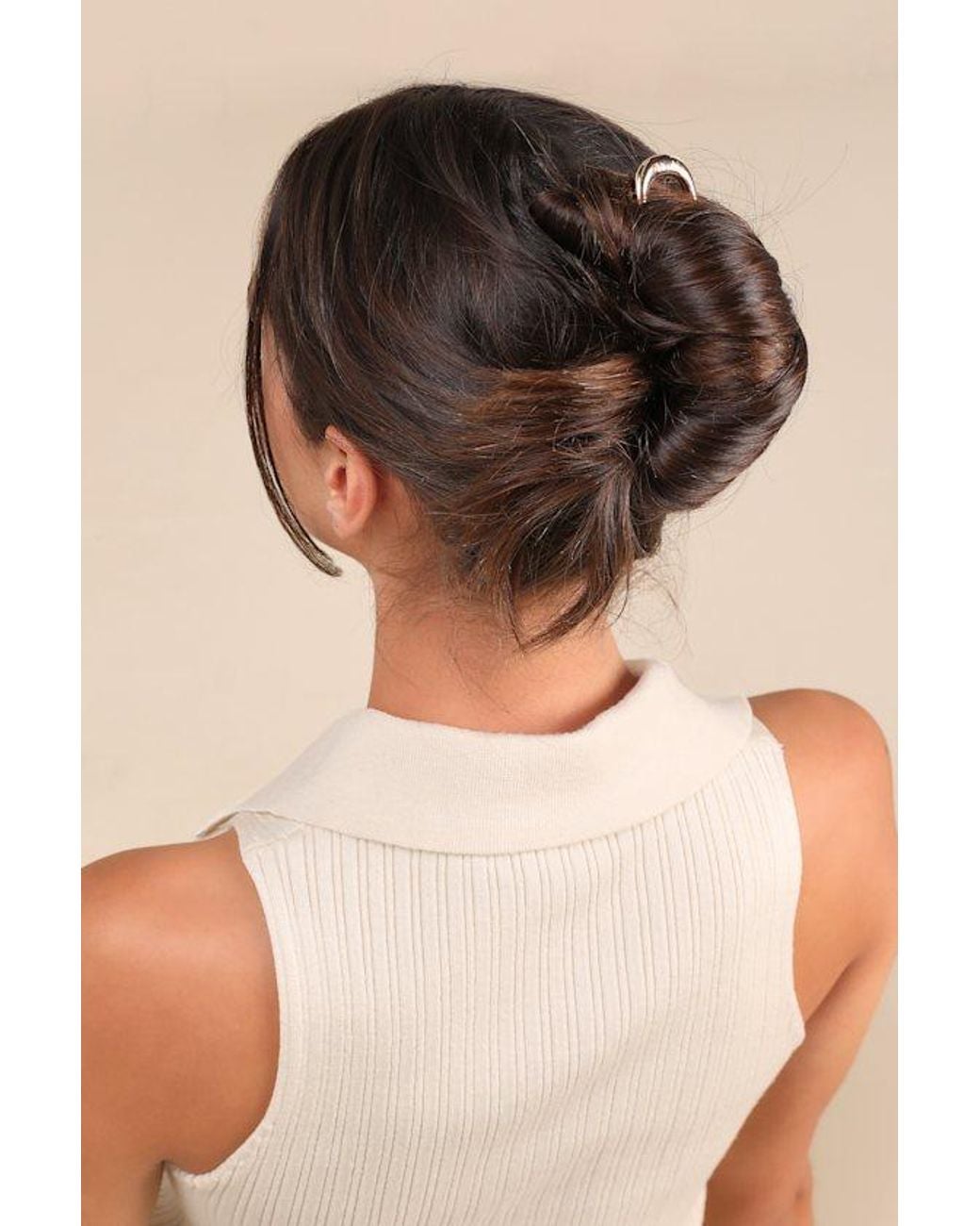 Kitsch Natural Metal Oversized French Hair Pin