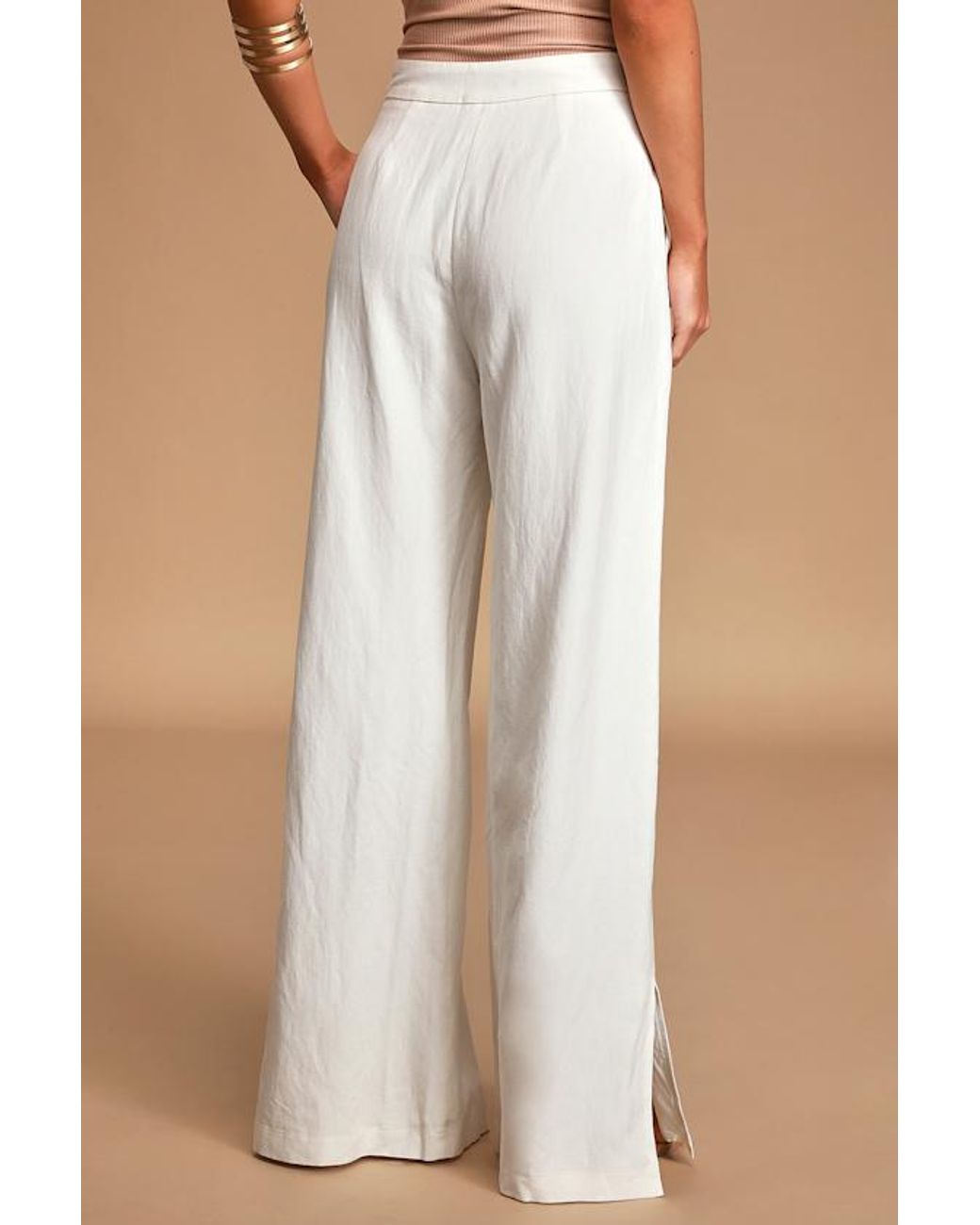 Lulus Black Jet Stream High-Waisted Wide-Leg Pants
