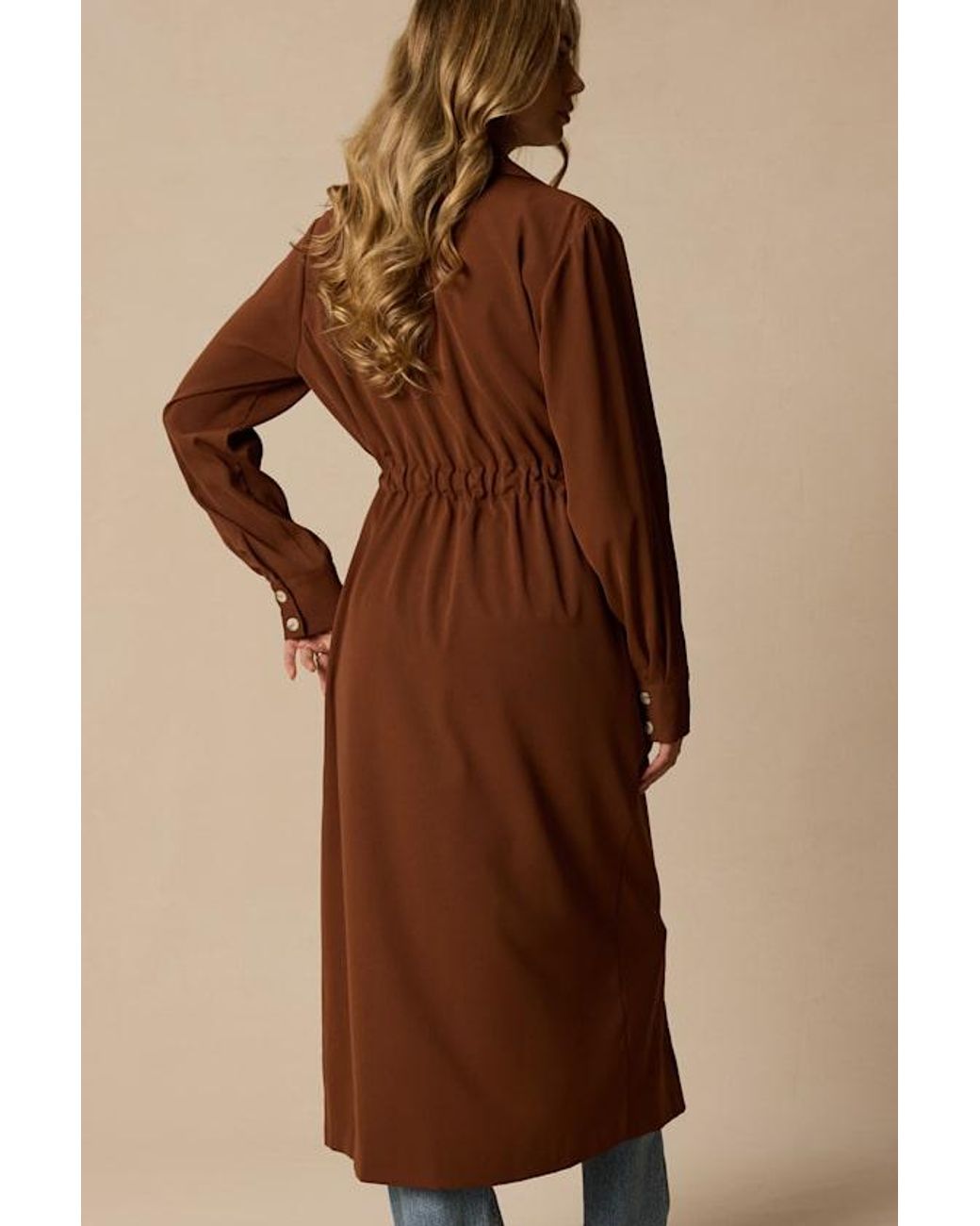 Lulus Brown Breanna Trench Coat