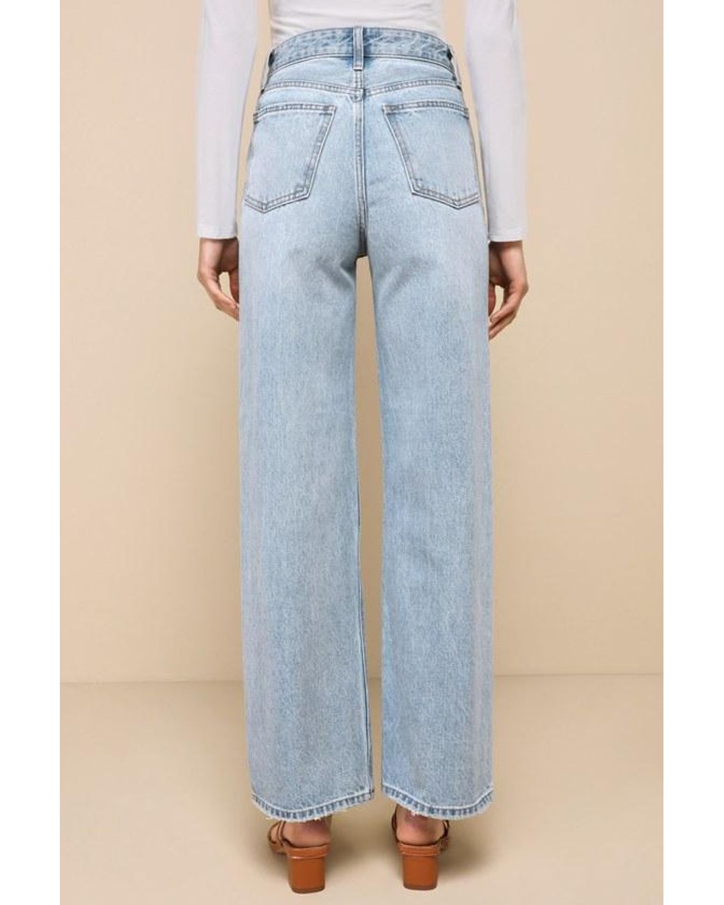 ◇Pleasenofollow◇ 25Damaged Washing Wide Denim Washed Blue MUSINSA | PLEASENOFOLLOW 25Damaged Washing Wide Denim