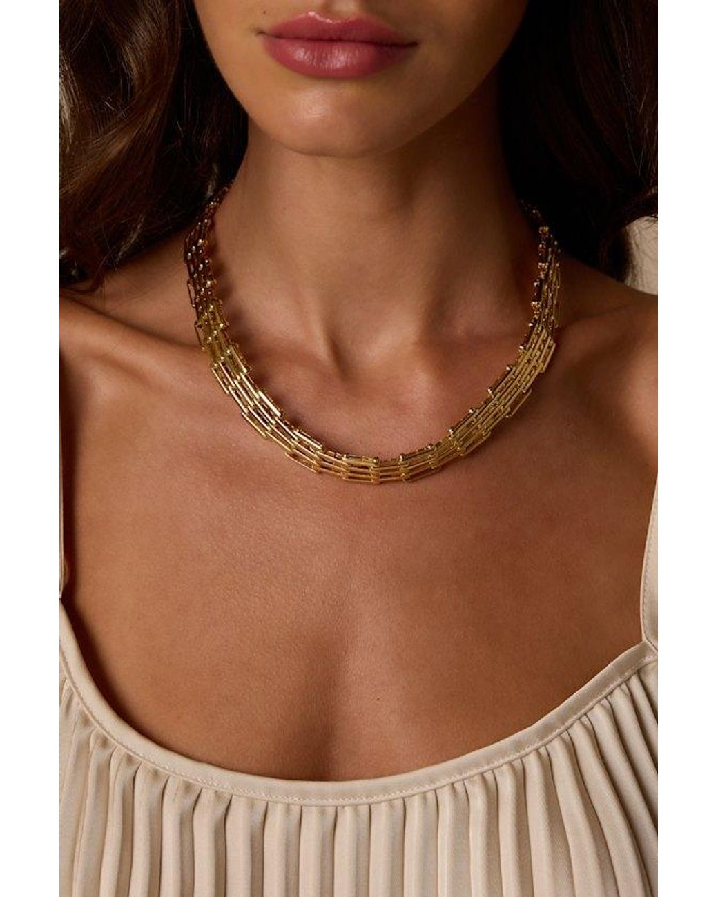 Lulus Brown Montclair Chunky Necklace