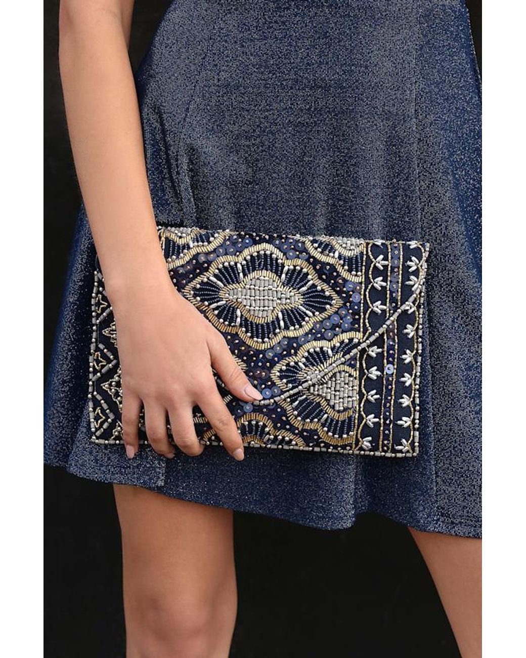 Lulus Blue Etched