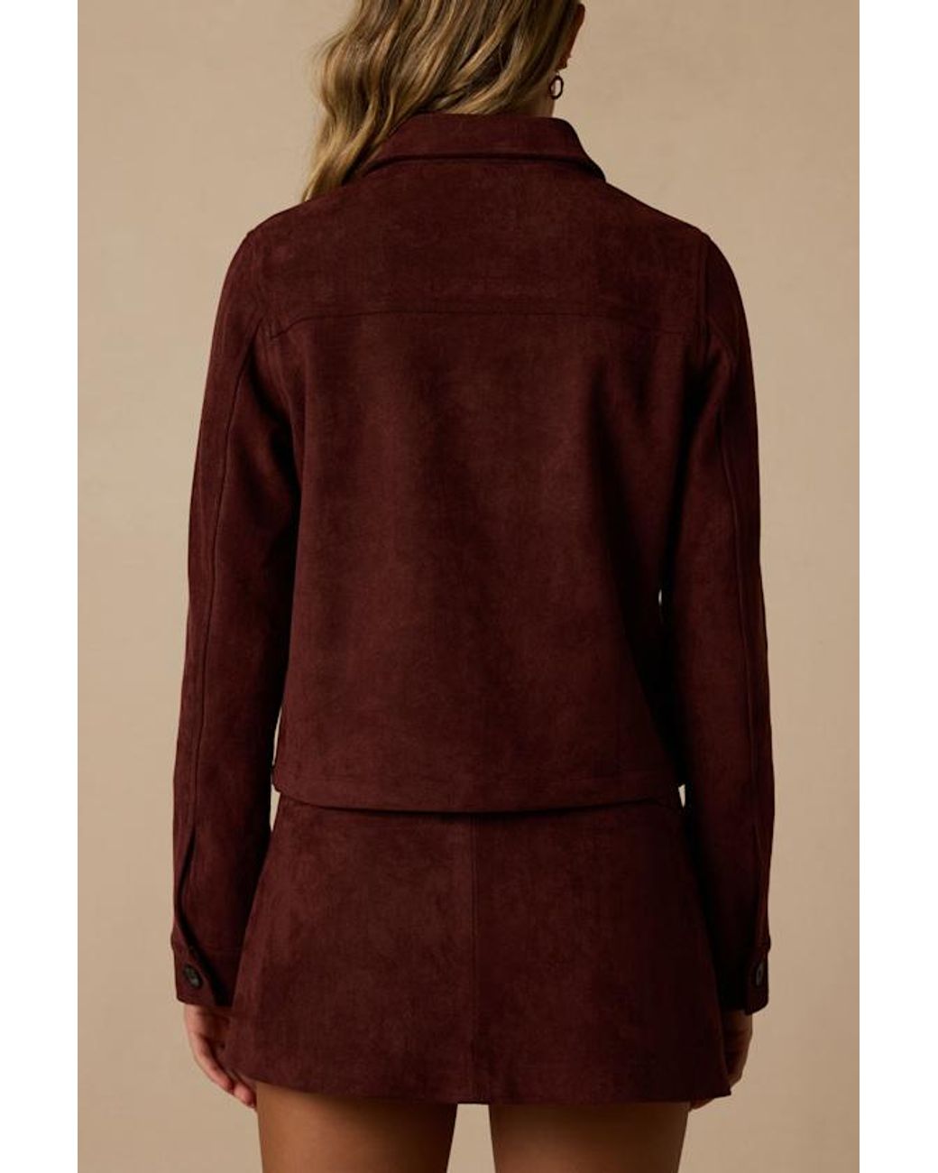 Lulus Brown Nicolette Suede Jacket