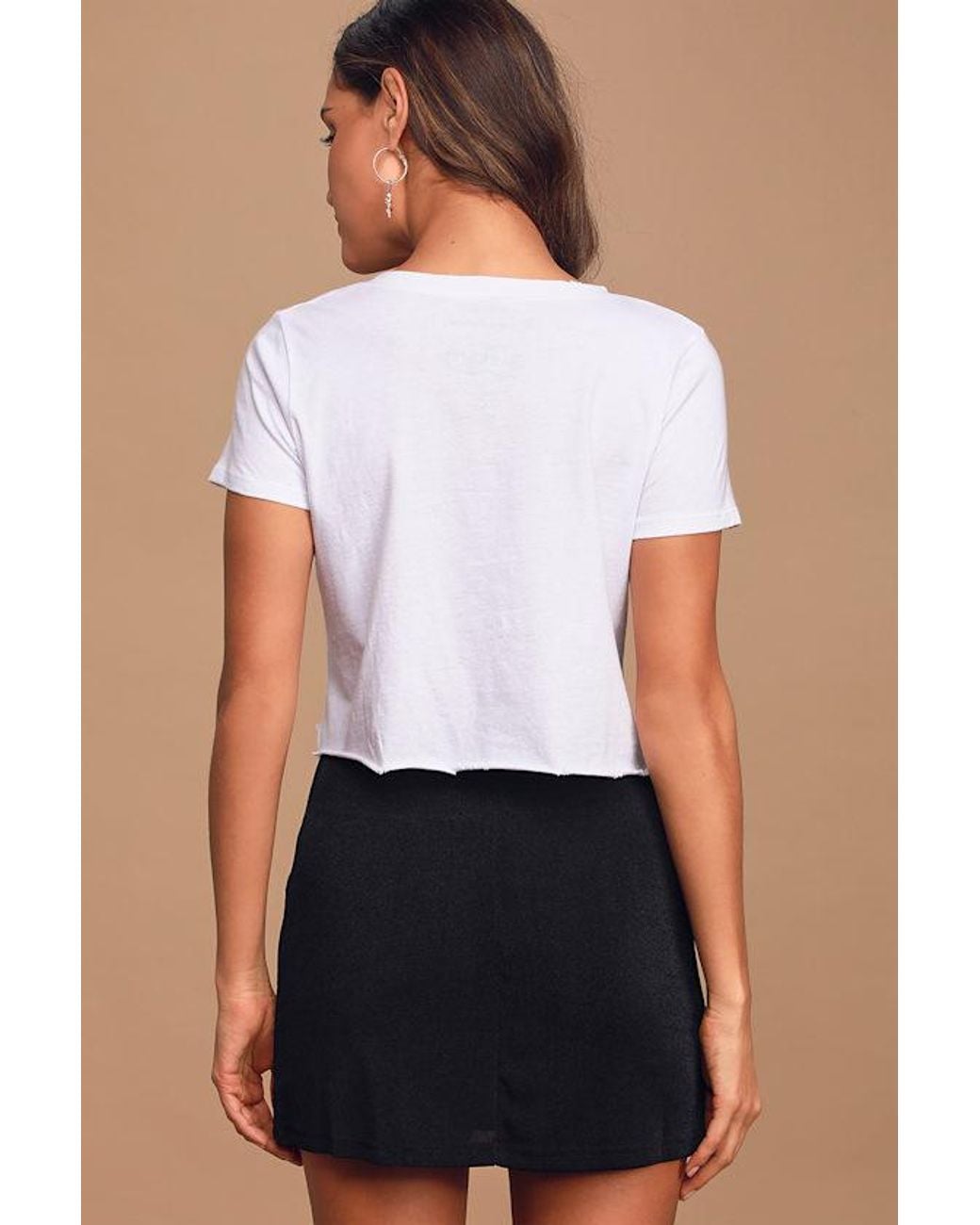 Prince Peter Blue Blondie Distressed Cropped Graphic Tee