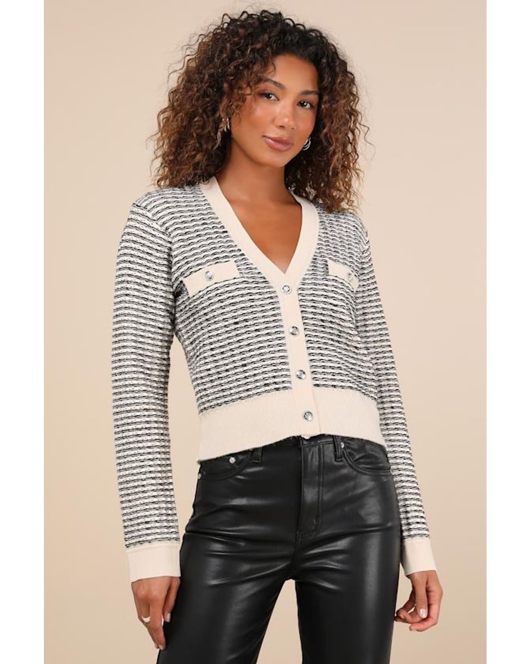 Button front cardigan sweater discount