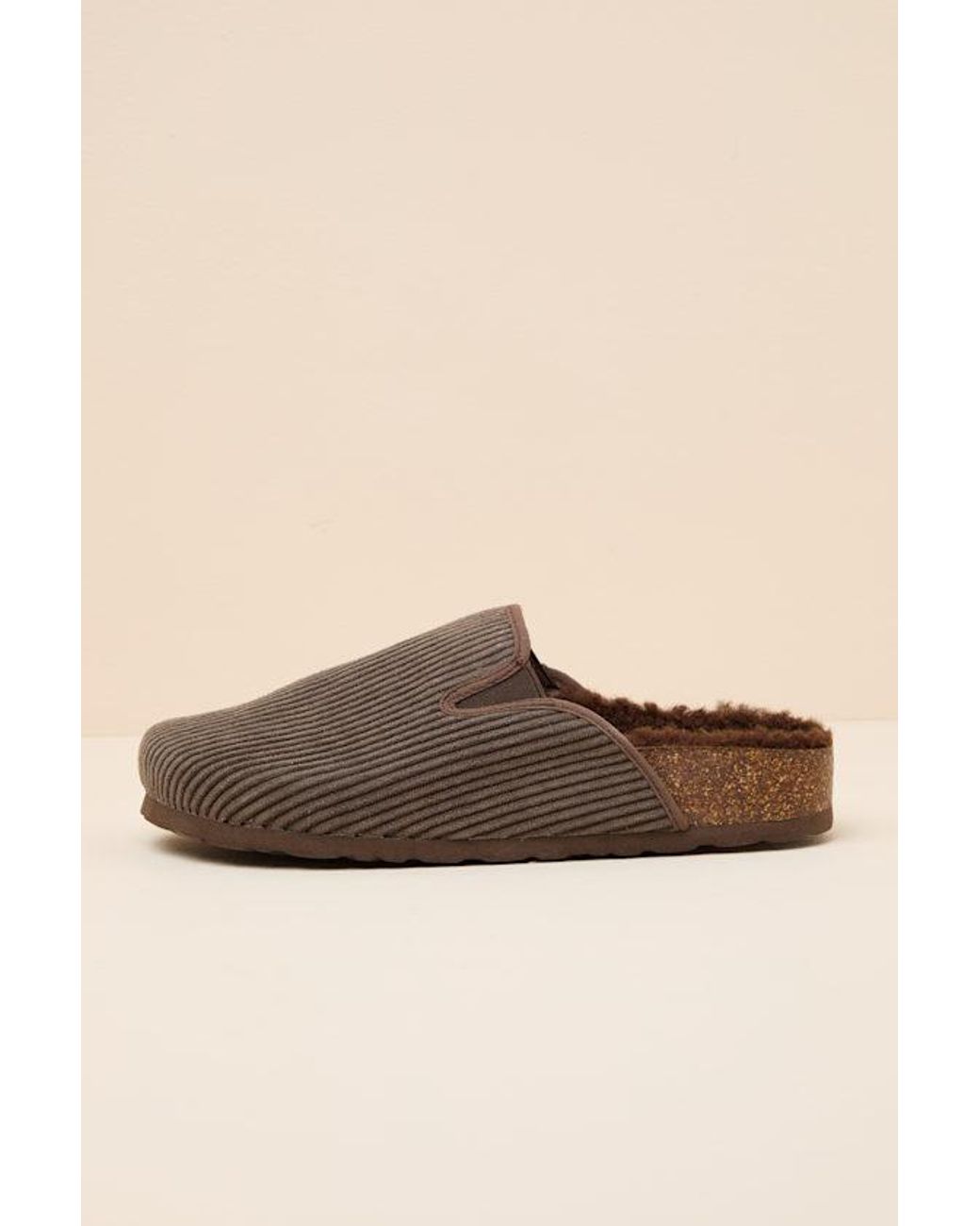 BC Footwear Natural Every New Beginning Corduroy Mules