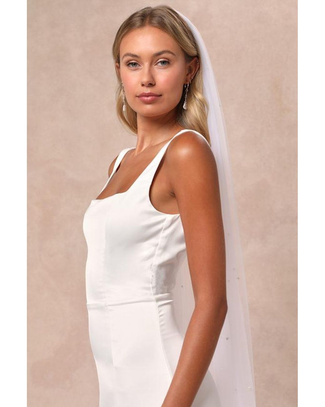 Lulus Natural Luxe Loveliness Satin Backless Mermaid Maxi Dress
