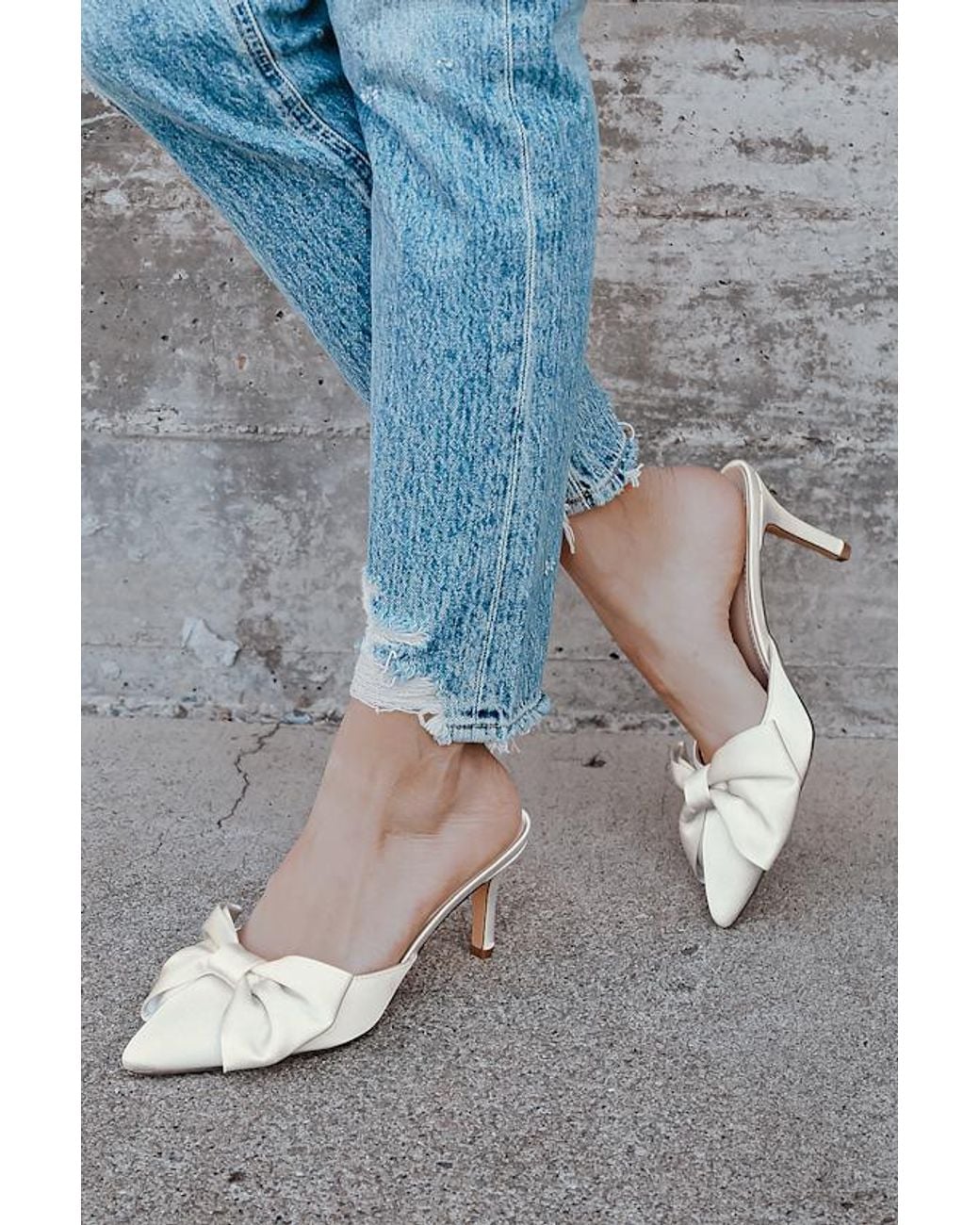 Lulus Brown Lyle Satin Pointed-Toe Mules