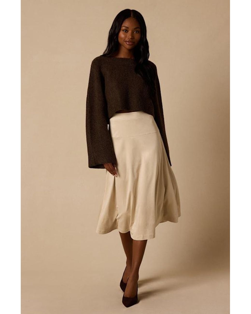 Lulus Black Bhodi Cropped Sweater