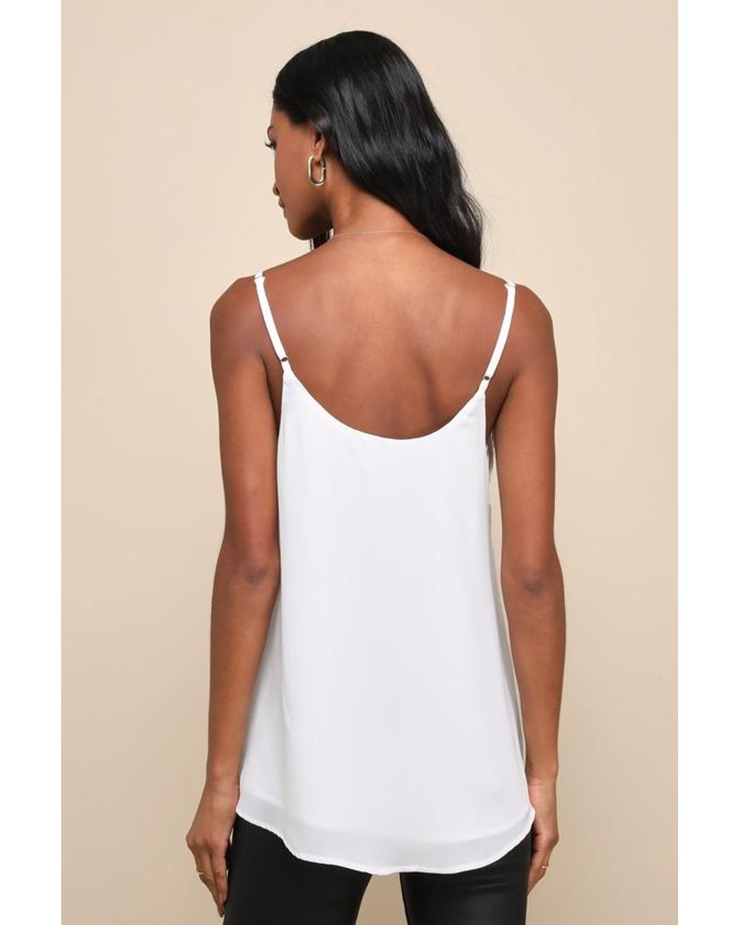 Lulus White Sweet Fling Mesh Tank Top