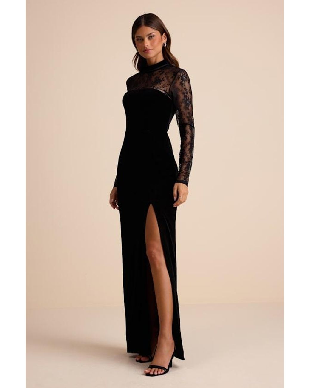 lulus black long dress Amazing Evening Black Tiered Maxi Dress