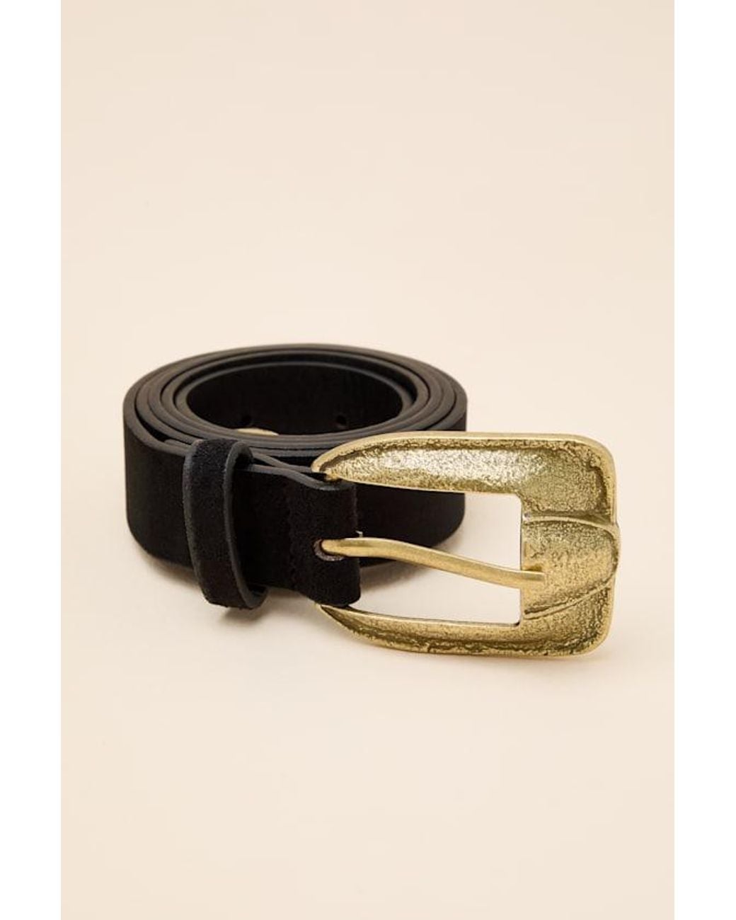 Lulus Natural Lilla Suede Belt