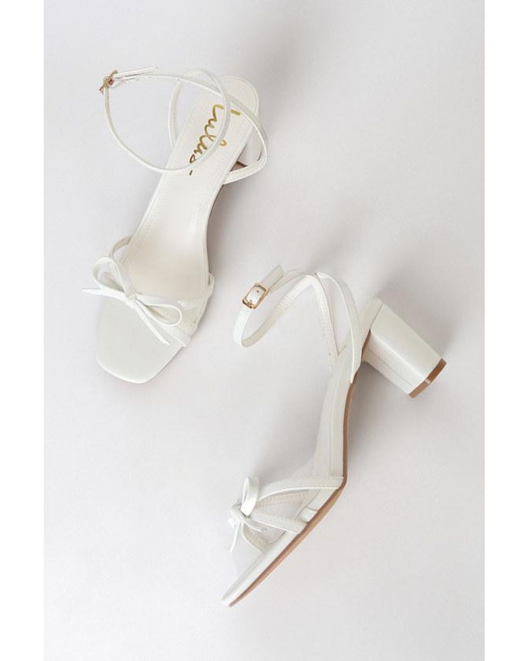 Lulus Green Rezzy Bow Ankle Strap High Heel Sandals