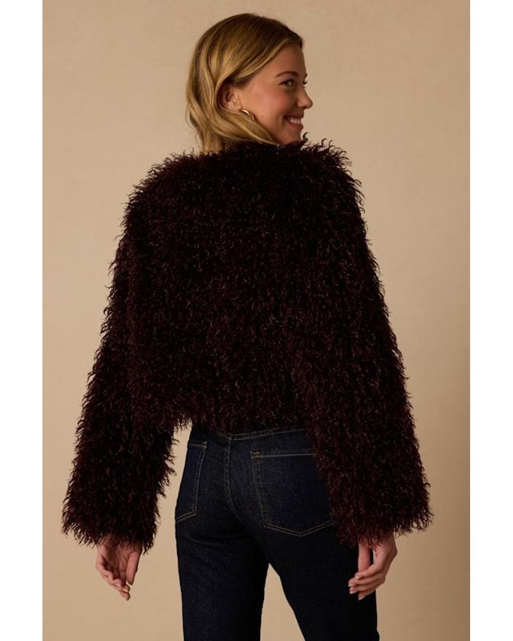 Lulus Black Jez Faux Fur Jacket