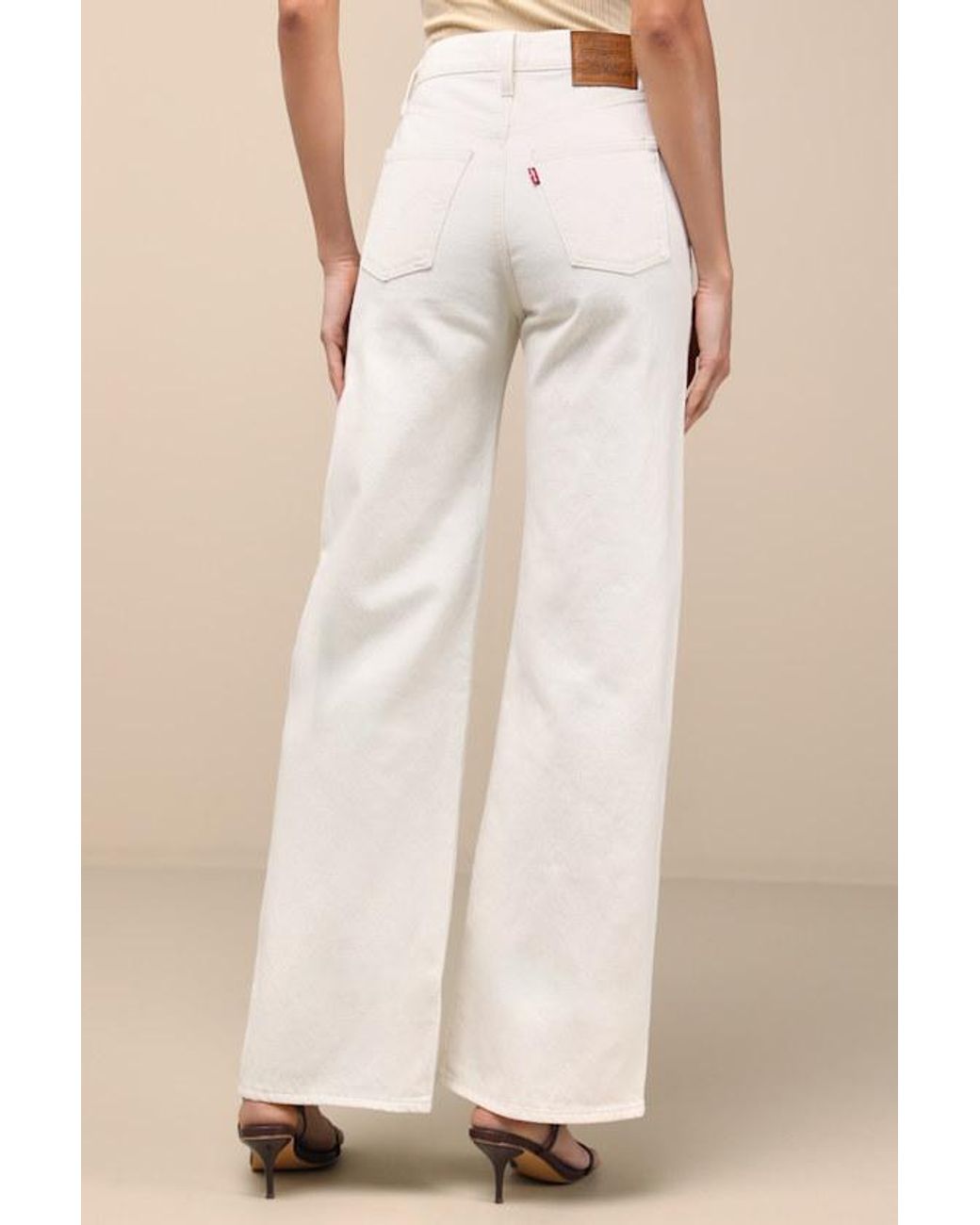 Levi's Natural Ribcage Wide-Leg High-Waisted Denim Jeans