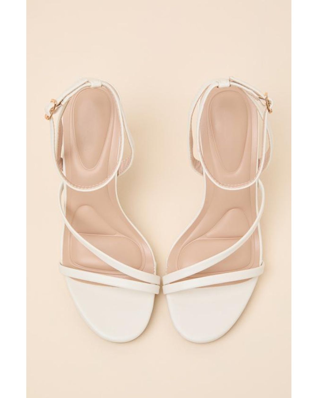 Lulus Pink Carmine Platform Ankle Strap High Heel Sandals