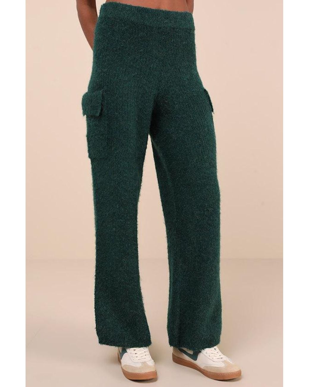 Lulus Blue Signature Sunday Knit Sweater Pants