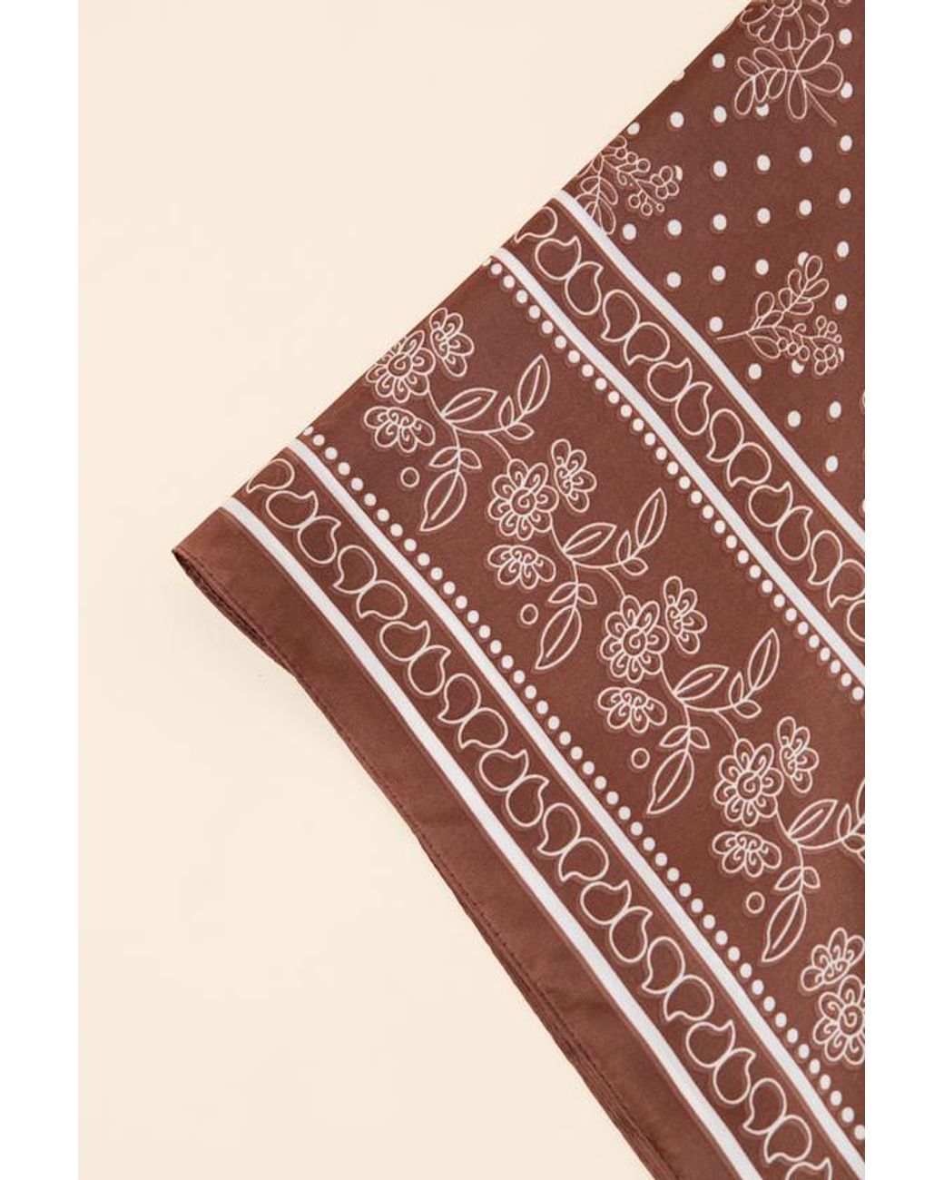 Lulus Blue Abilene Print Scarf