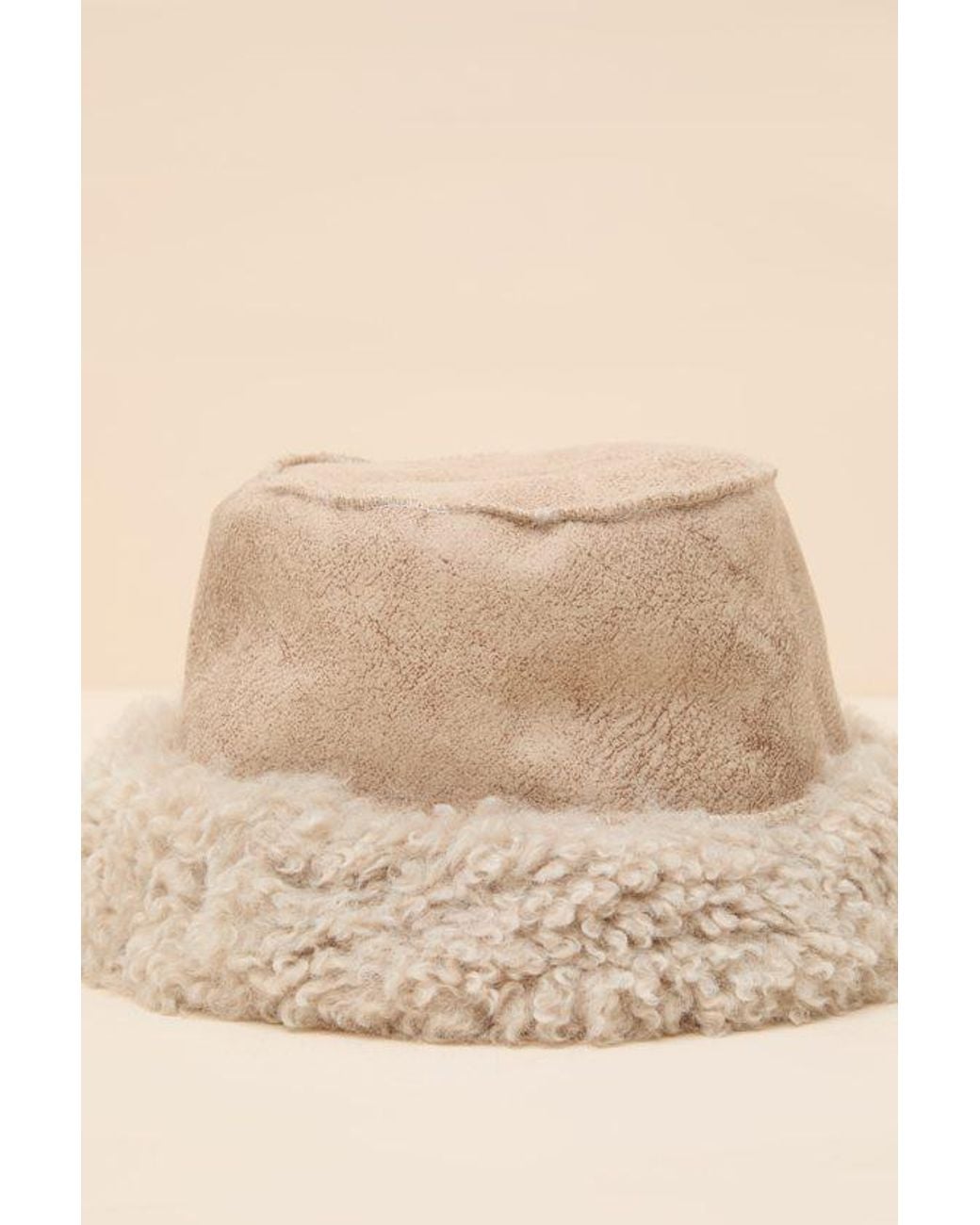 Lulus Natural Holden Teddy Bucket Hat
