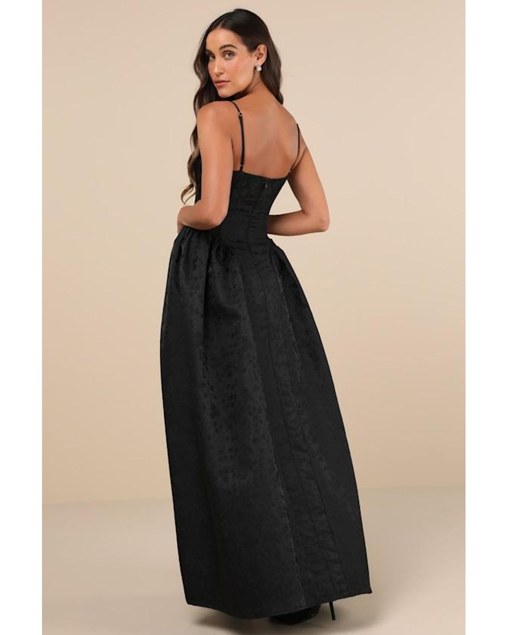 chinese dress ladies Marte Jacquard Maxi Dress