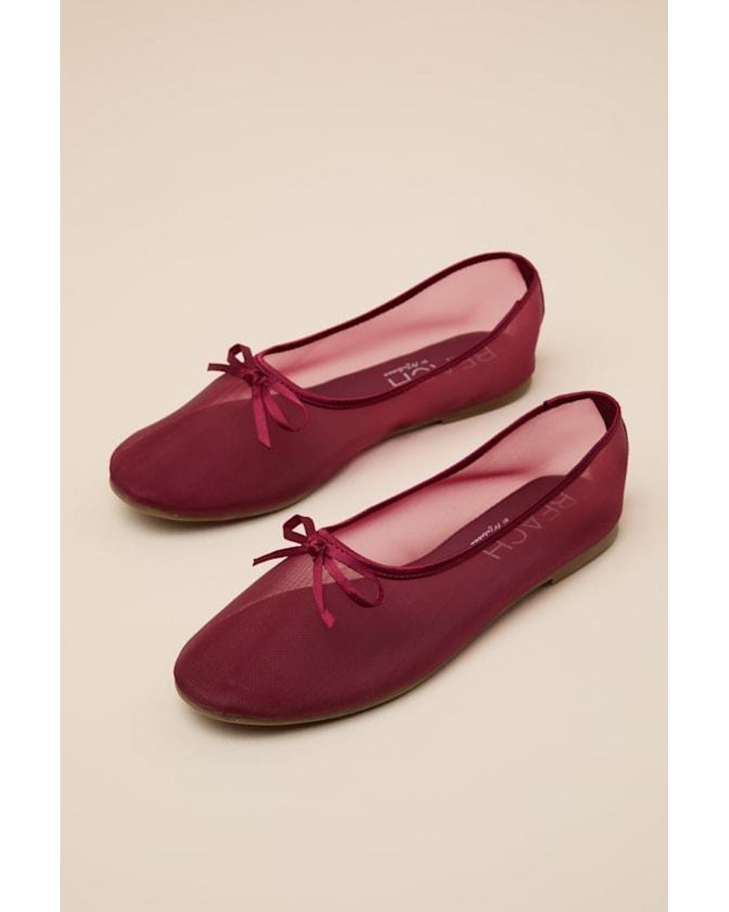 Matisse Pink Jerzy Wine Ballet Flats