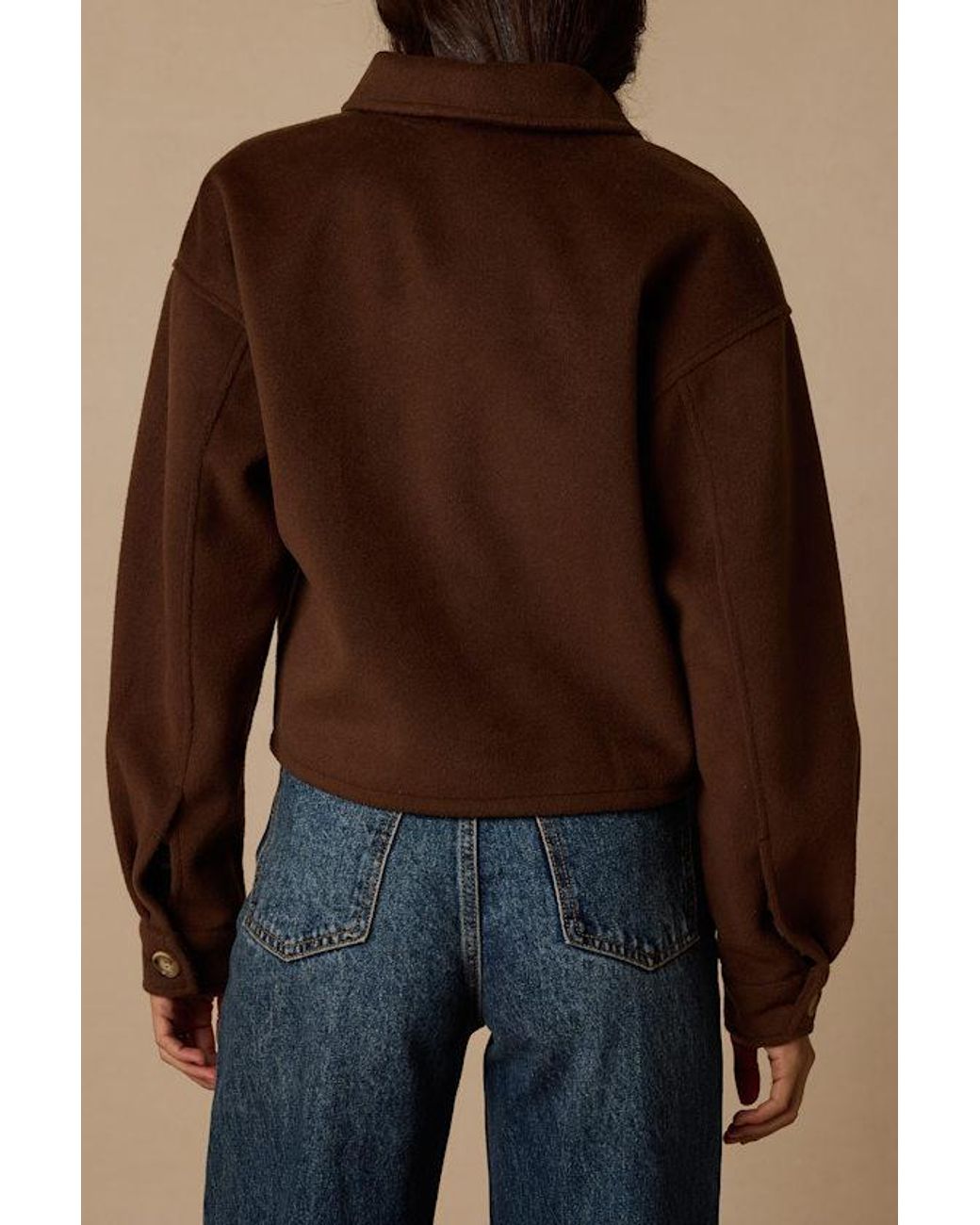 Lulus Black Comfy Essence Cropped Shacket