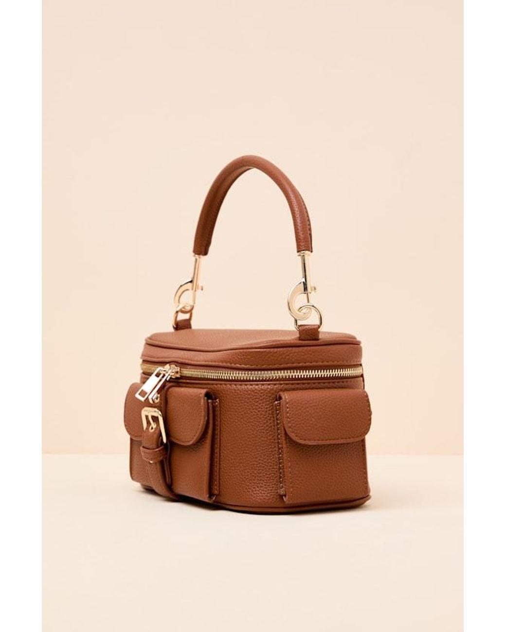 Lulus Brown Cadia Vegan Leather Crossbody Bag