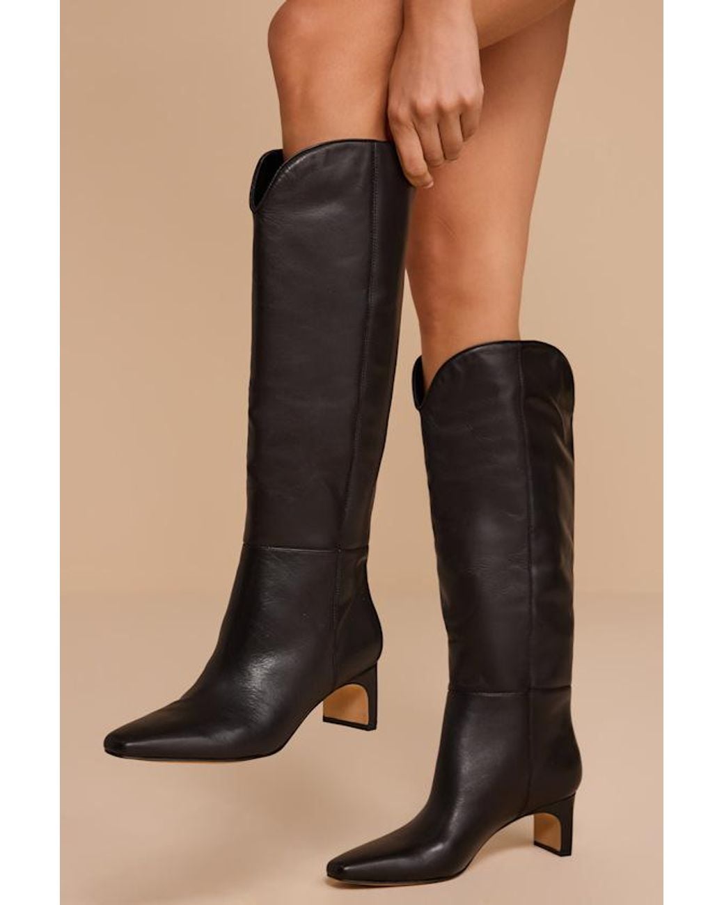 Dolce Vita Black Brion Knee-High Boots