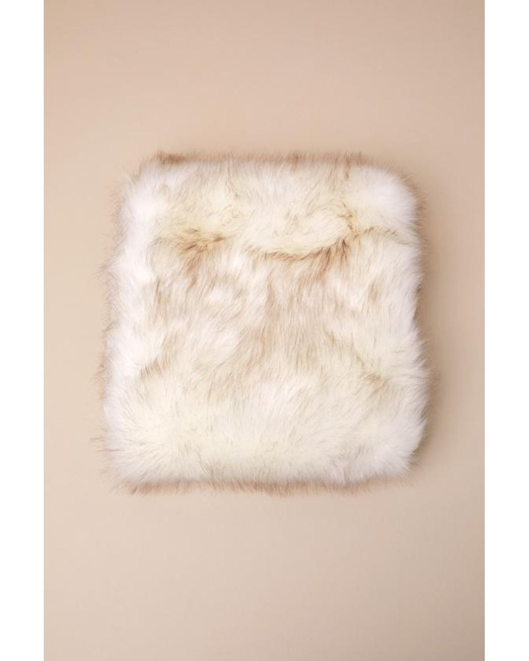Lulus Natural Exquisite Promise Faux Fur Stole