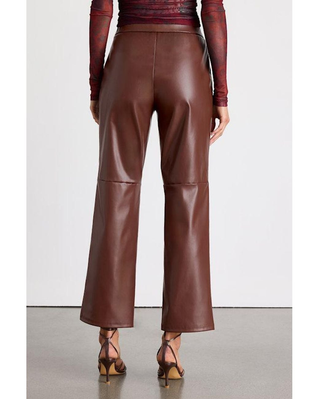 Lulus Red Open Minded Vegan Leather Pants