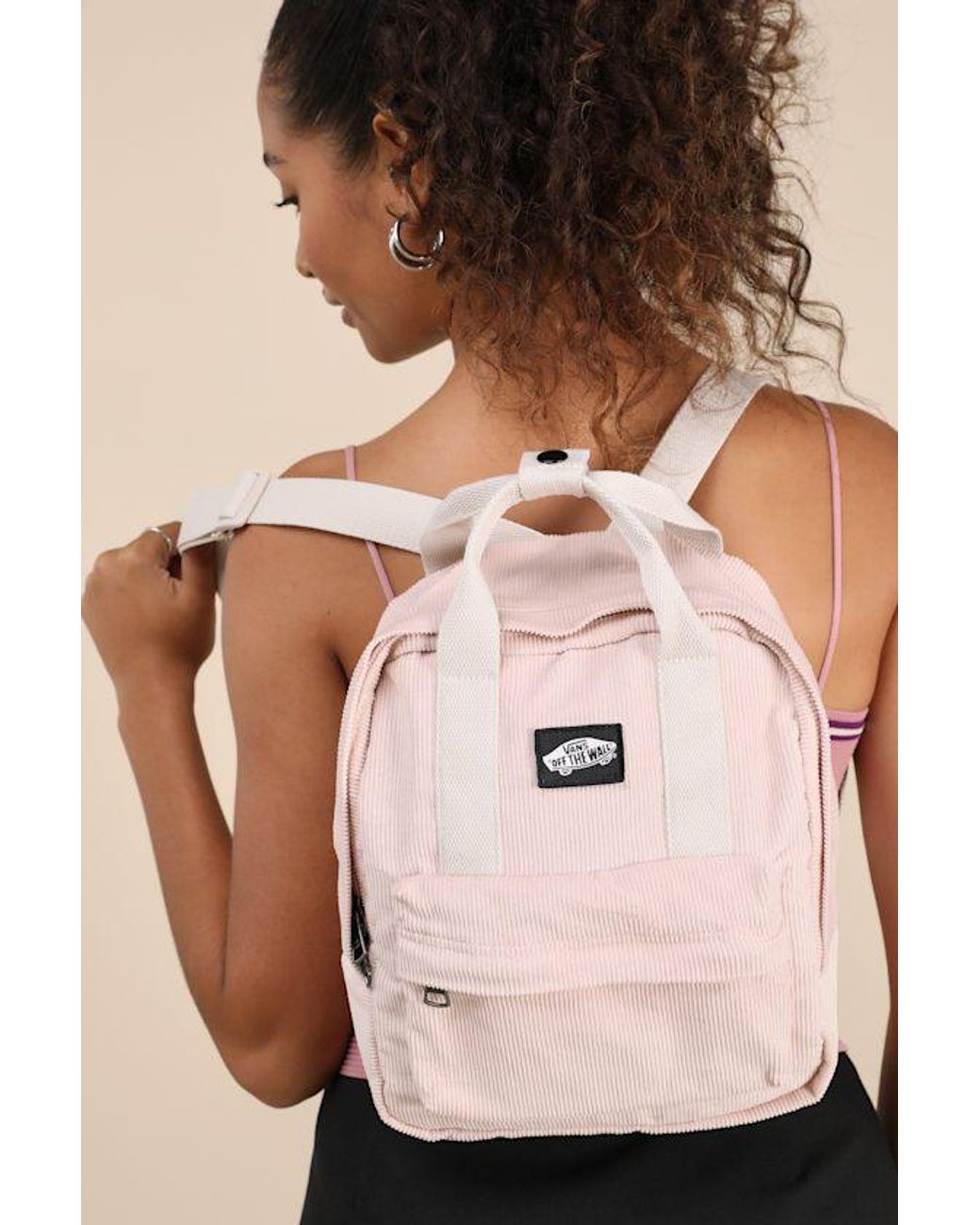 Vans Low Key Corduroy Mini Backpack in Pink | Lyst display picture 1