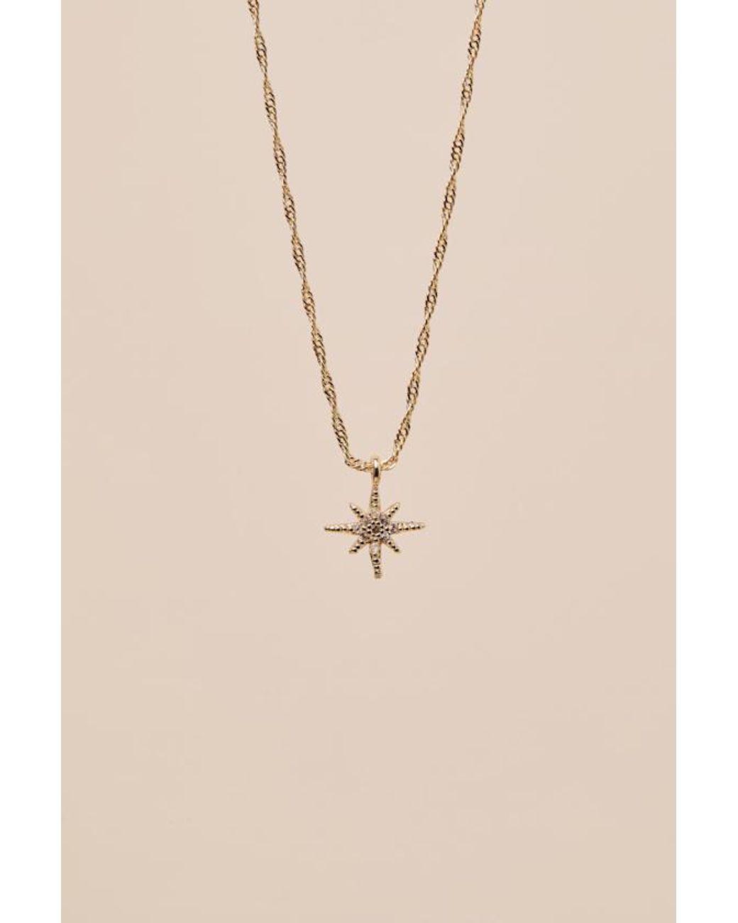 Lulus Brown North Star 18Kt Necklace