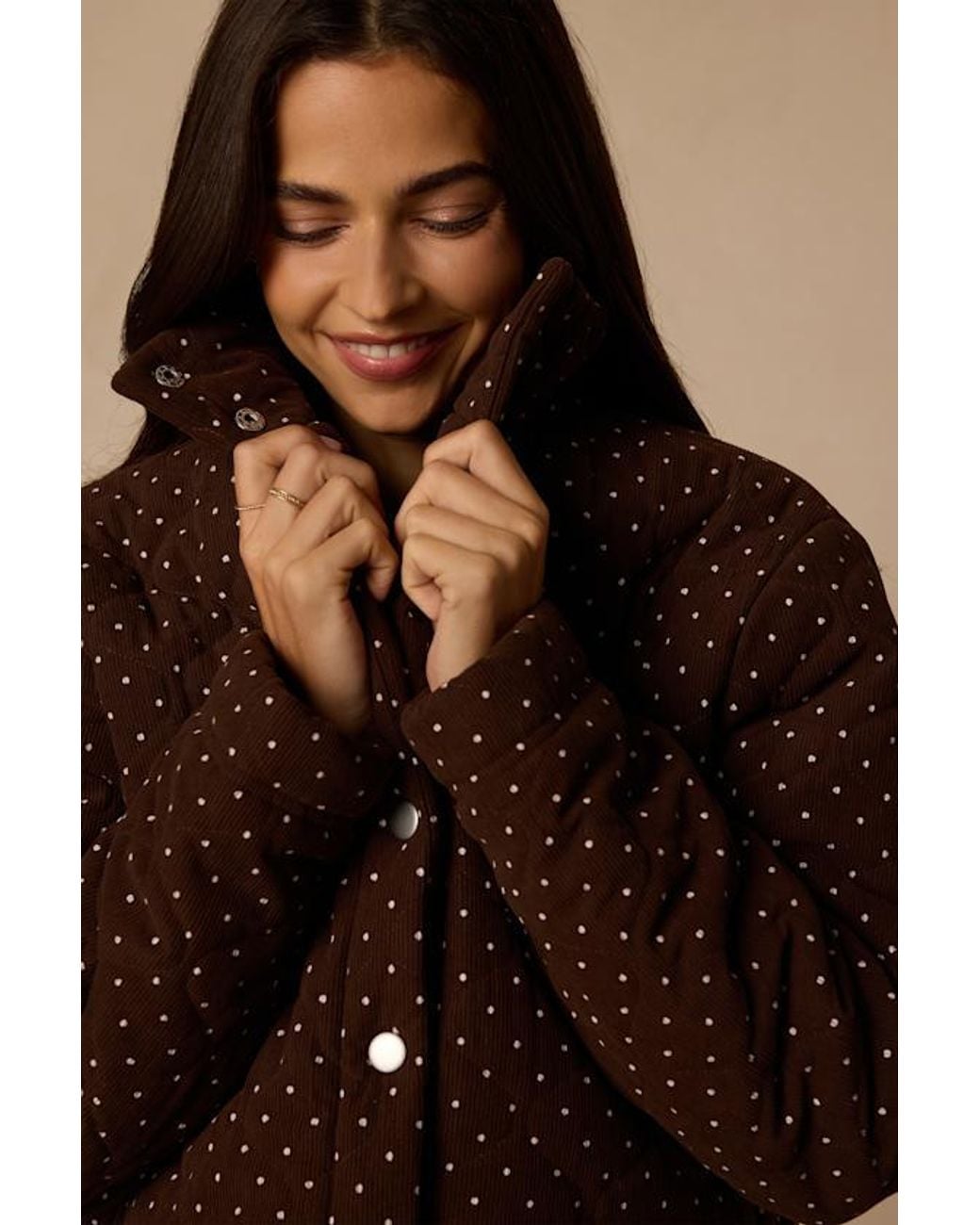 Lulus Brown Erin Quilted Jacket