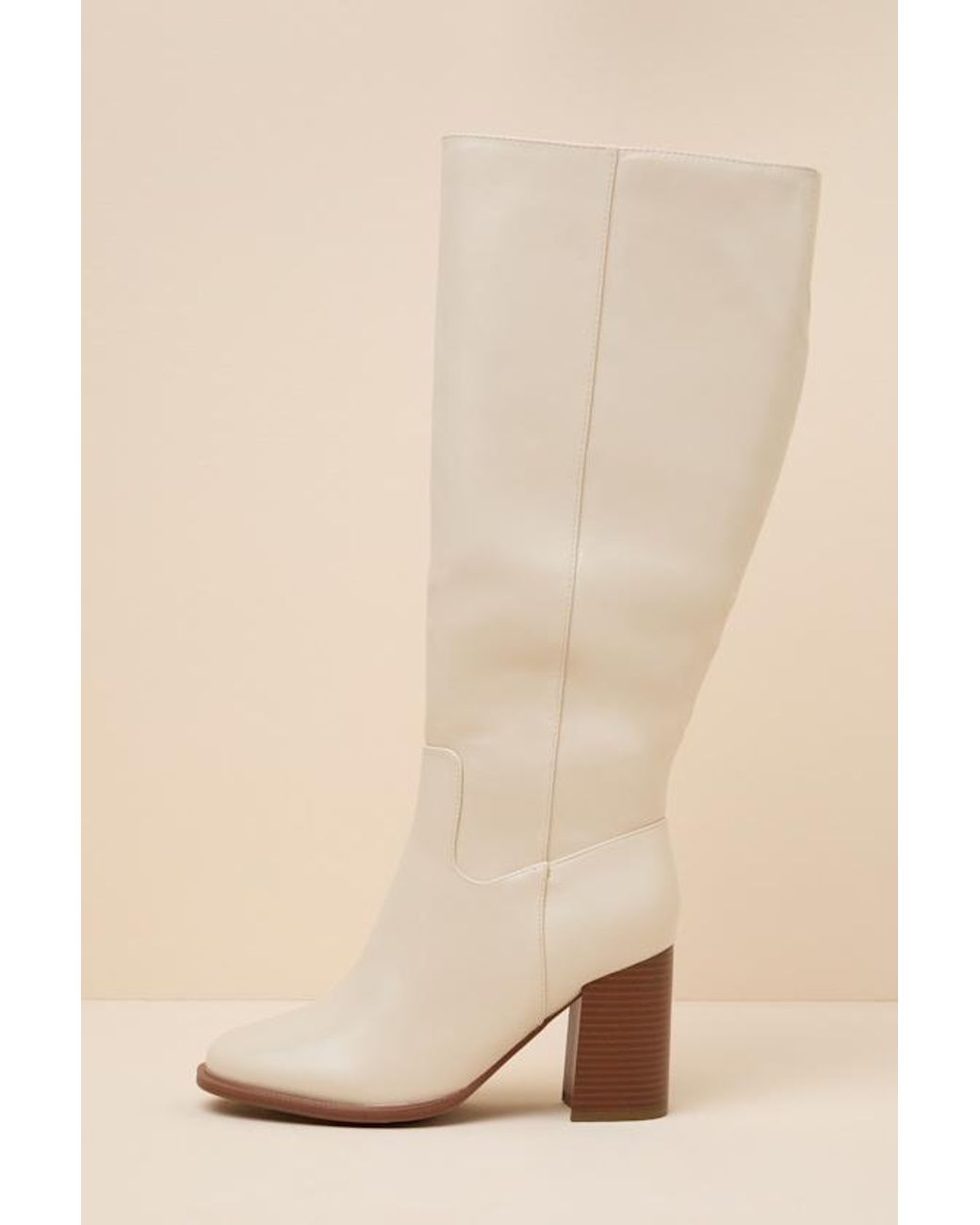 Lulus Natural Conrad Knee-High Boots