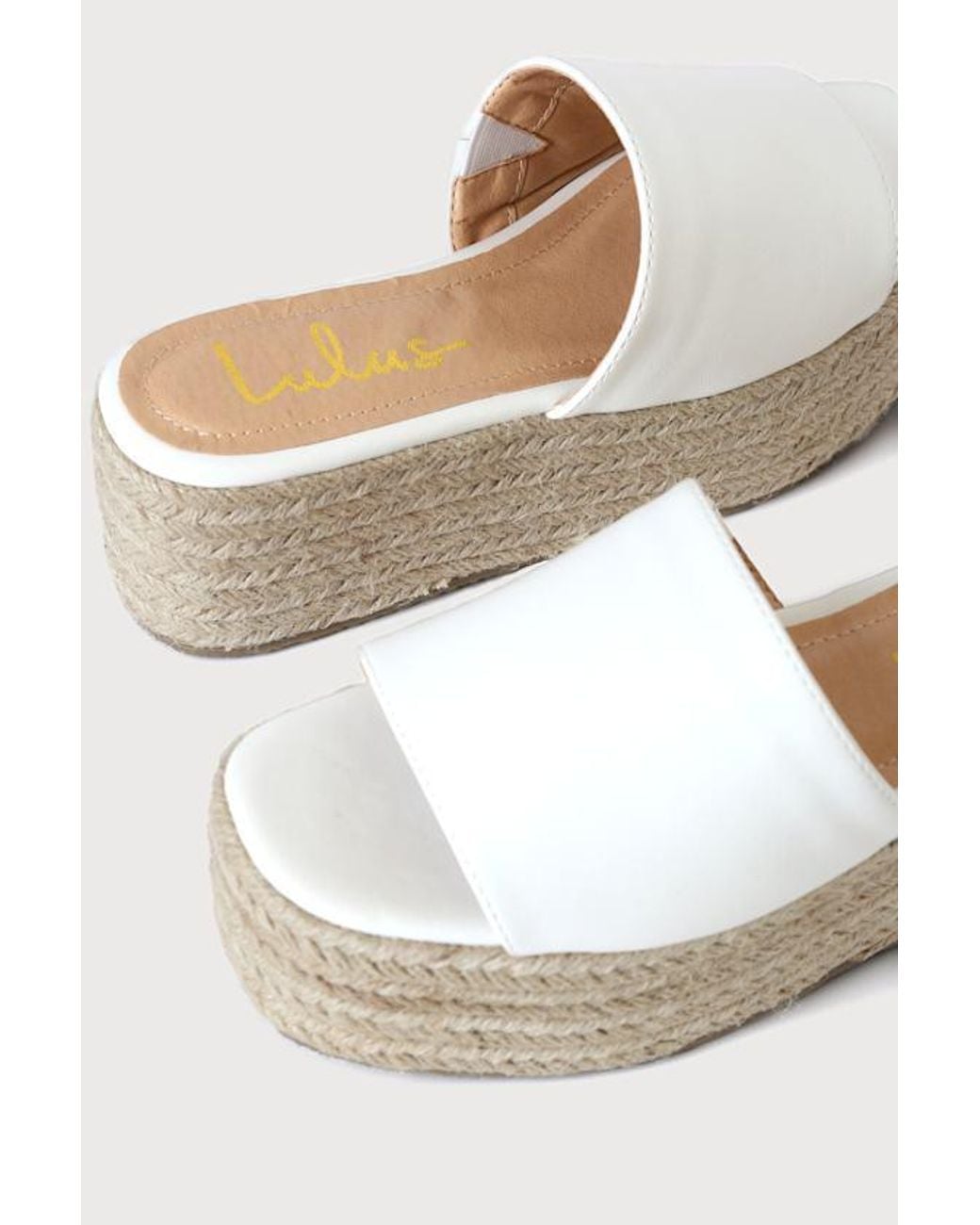 Lulus Natural O'Ahu 2 Espadrille Platforms