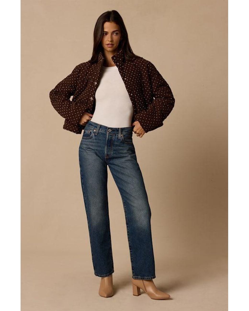 Lulus Brown Erin Quilted Jacket