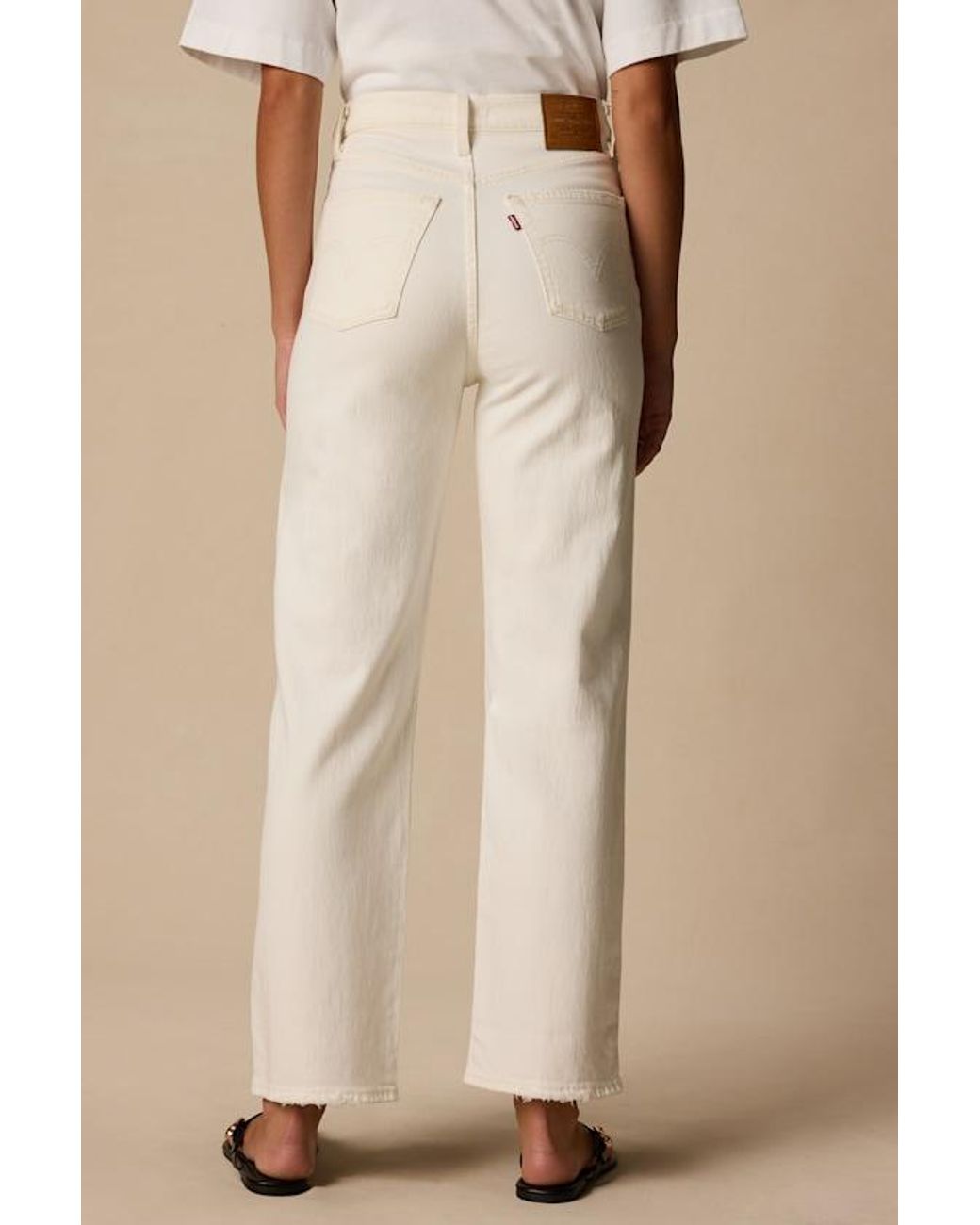 Levi's Natural Ribcage Denim Straight Ankle Jeans