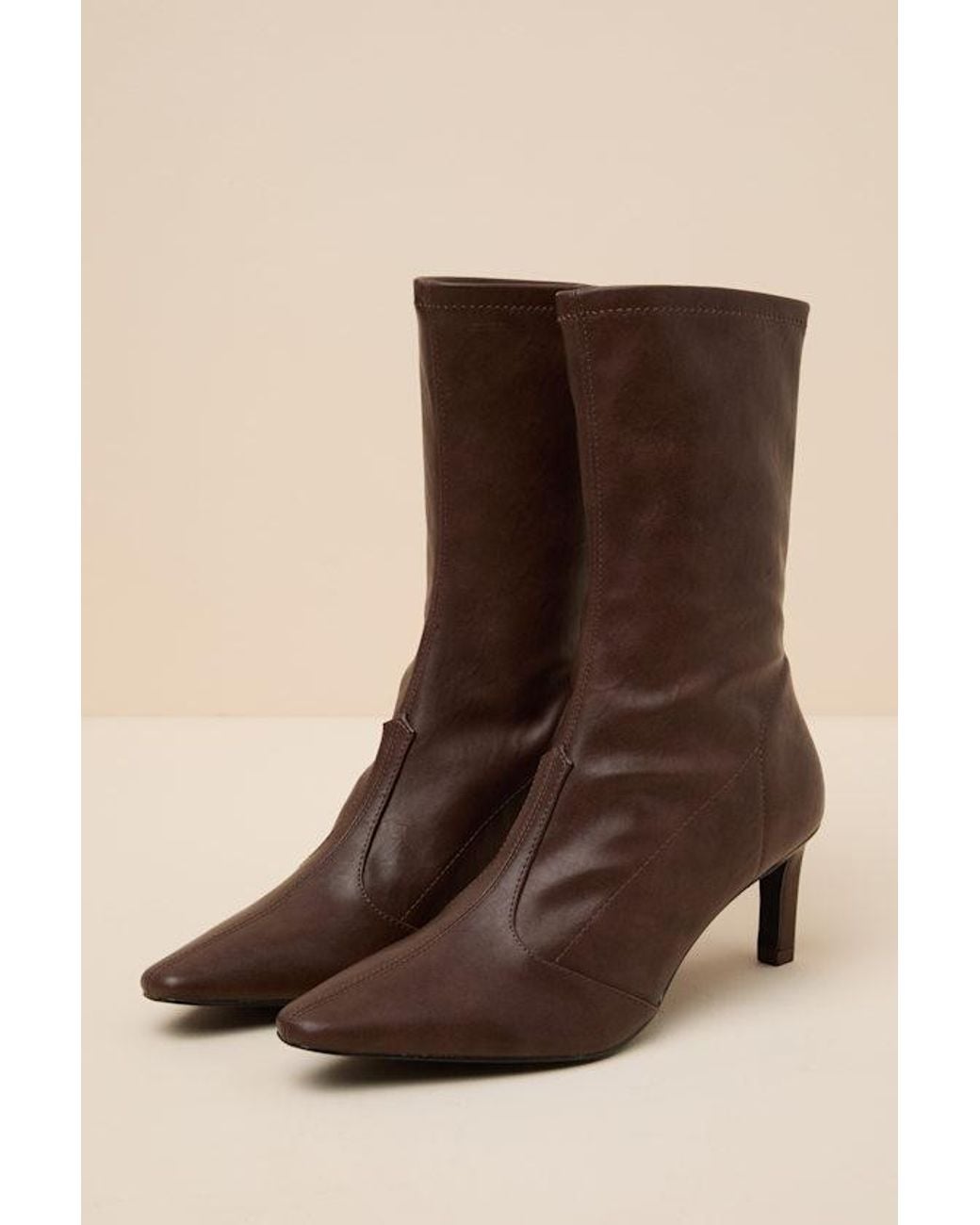 Matisse Brown Clara Espresso Pointed-Toe Boots