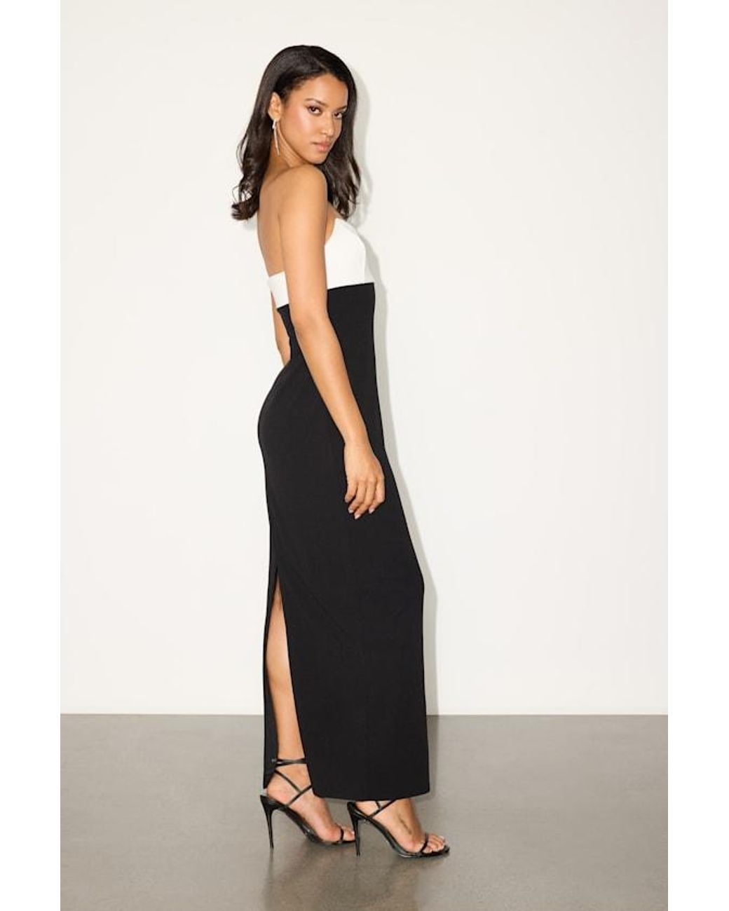 Lulus Multicolor Davina Color Block Ponte Knit Maxi Dress