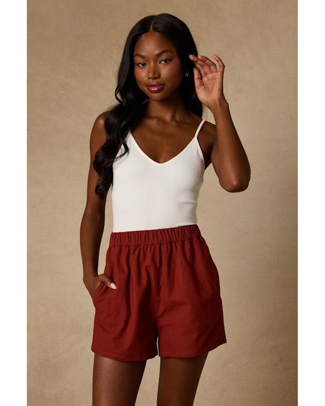 Lulus Brown Classic Beach Shorts