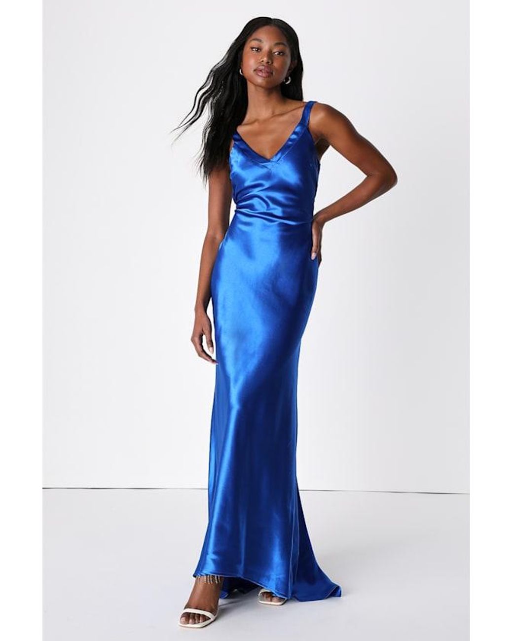 perfectly classy satin strappy maxi dress Perfectly Classy Emerald Green Satin Strappy Maxi Dress