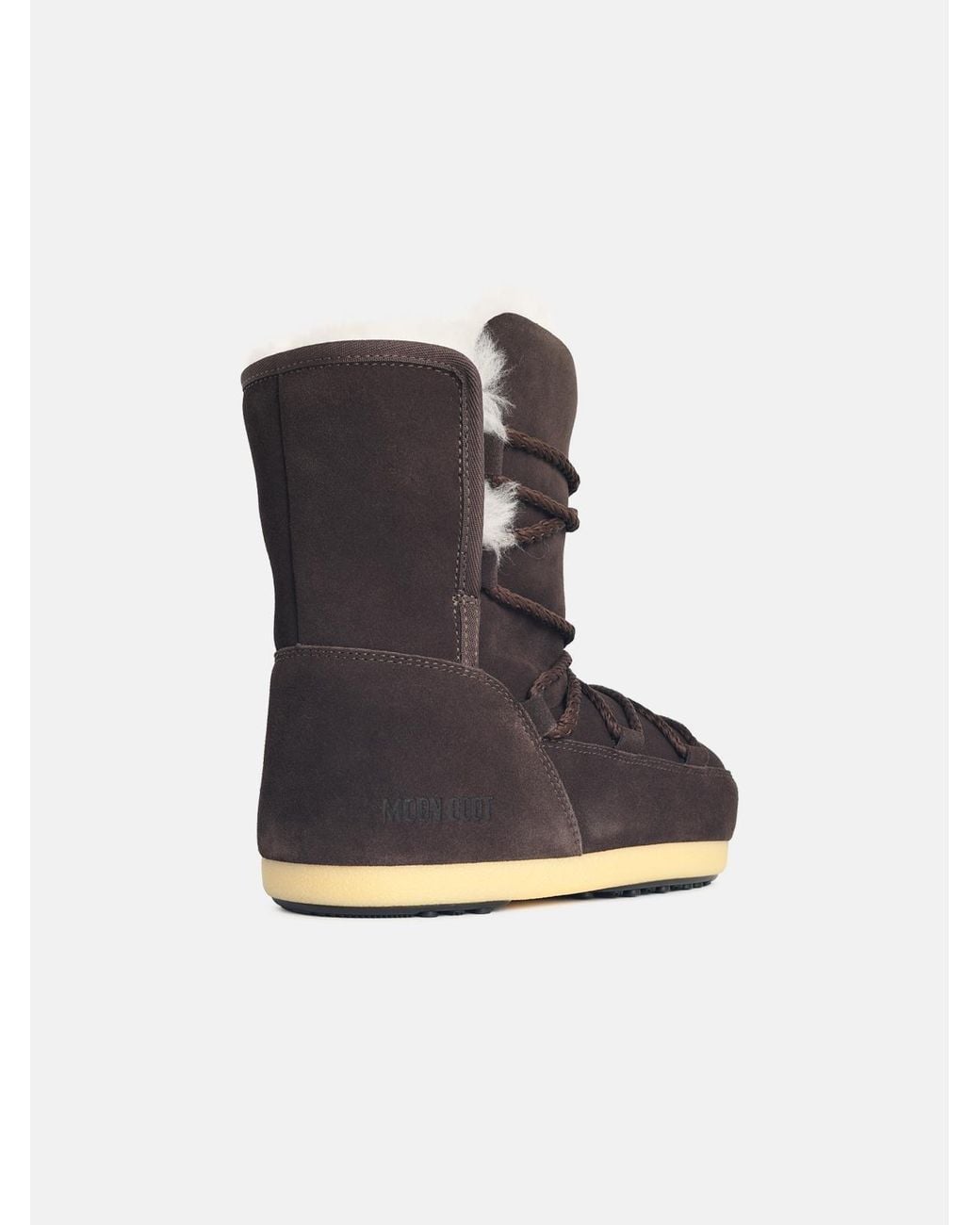 Moonboot Black 'Evx' Dark Suede Boots