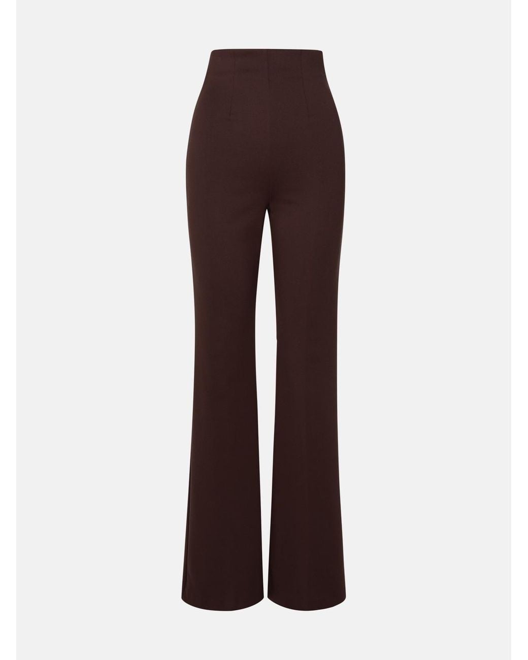 Sportmax Brown Polyamide Trousers